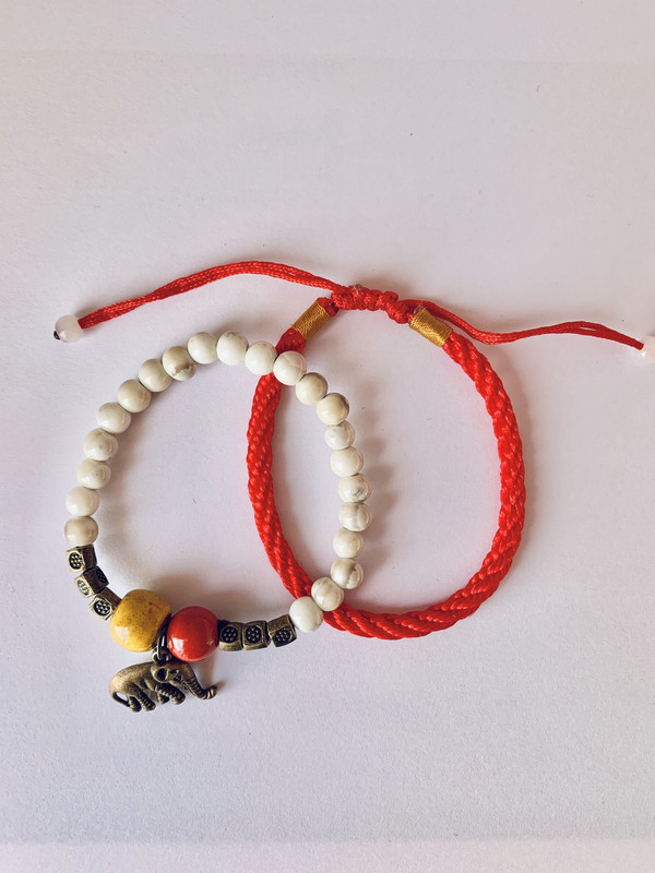 Elephant ceramic and handmade rope himalaya
