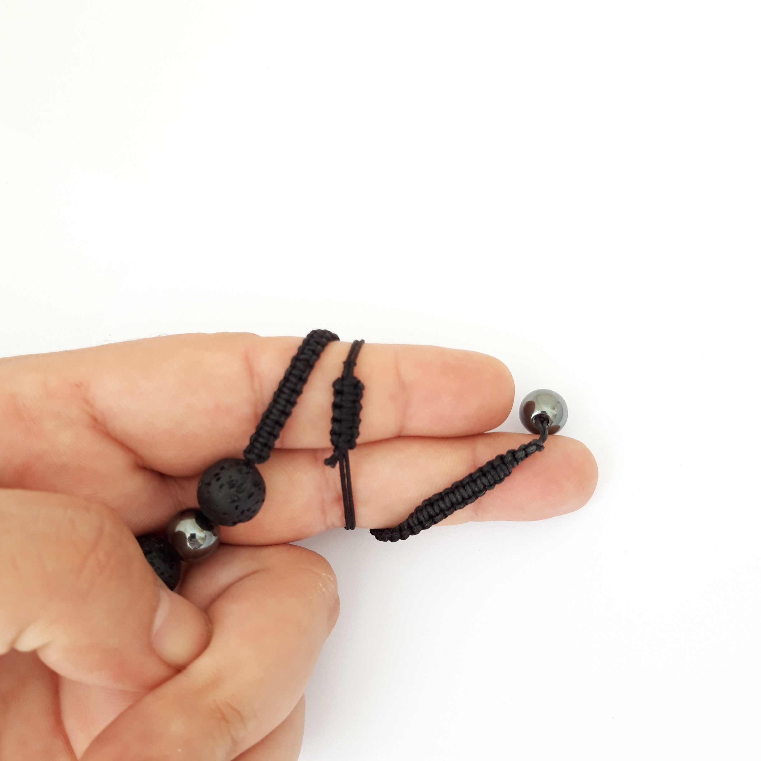 Worry Beads, Komboloi, Anti Stress Anxiety Release, Relaxation Smart Bracelet Healing Natural Stone Stripe - Image 5