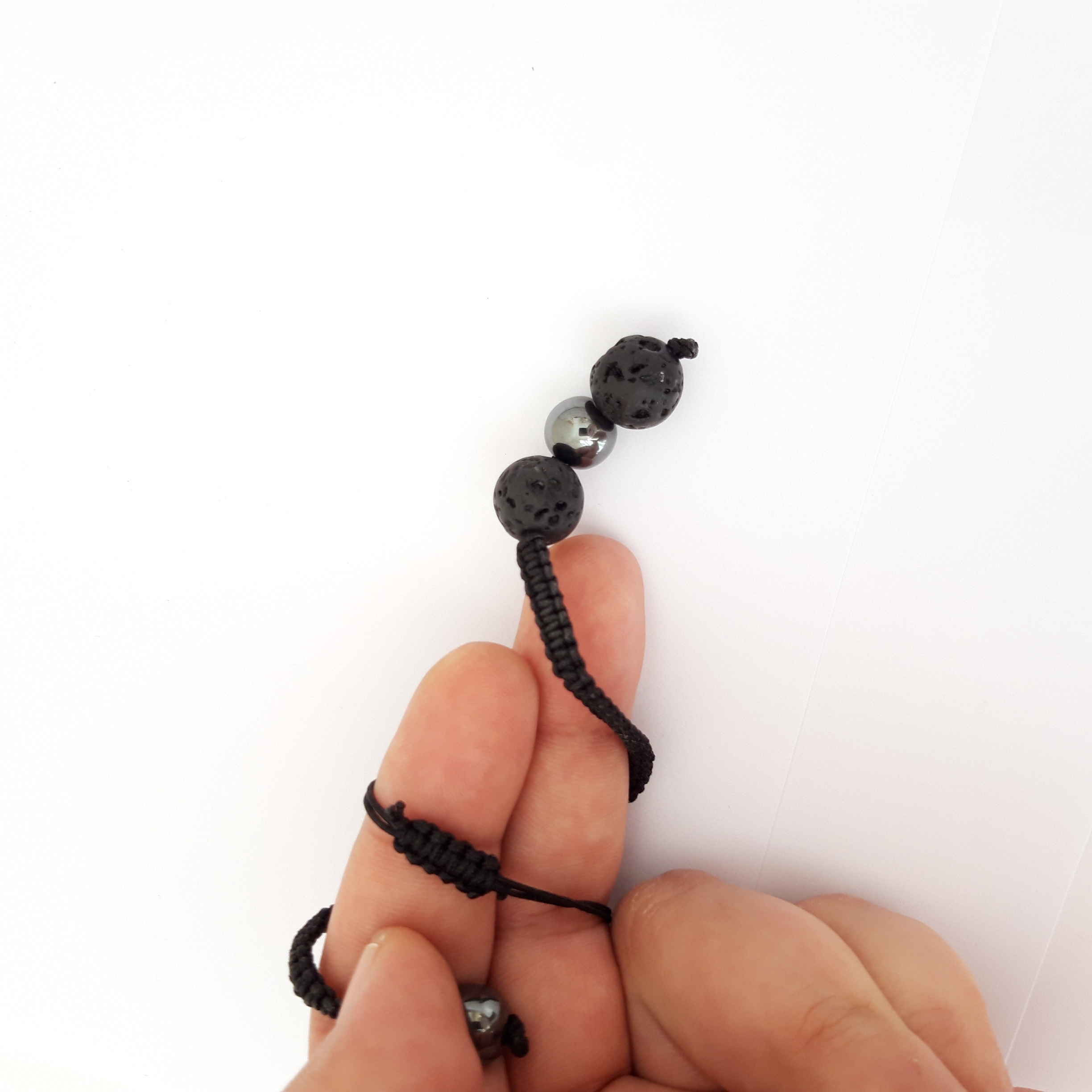Worry Beads, Komboloi, Anti Stress Anxiety Release, Relaxation Smart Bracelet Healing Natural Stone Stripe - Image 4
