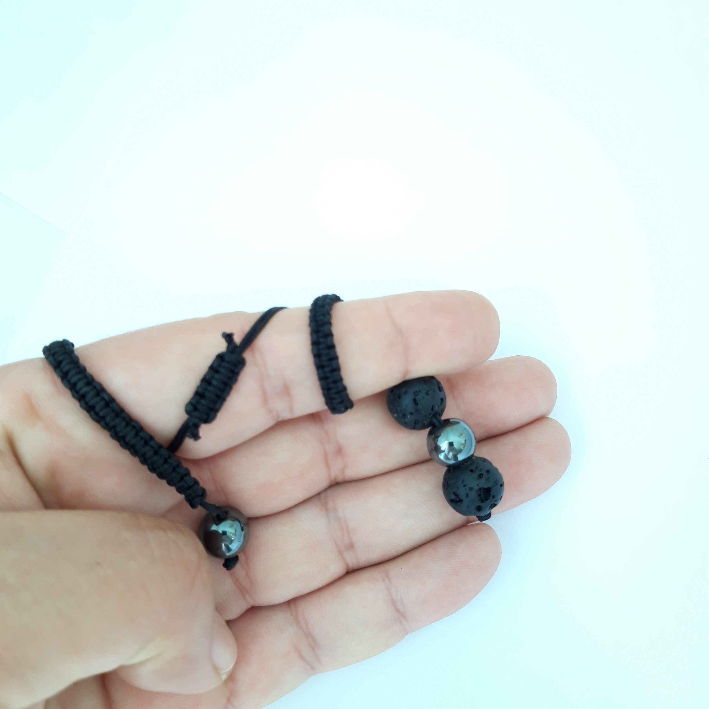 Worry Beads, Komboloi, Anti Stress Anxiety Release, Relaxation Smart Bracelet Healing Natural Stone Stripe - Image 3