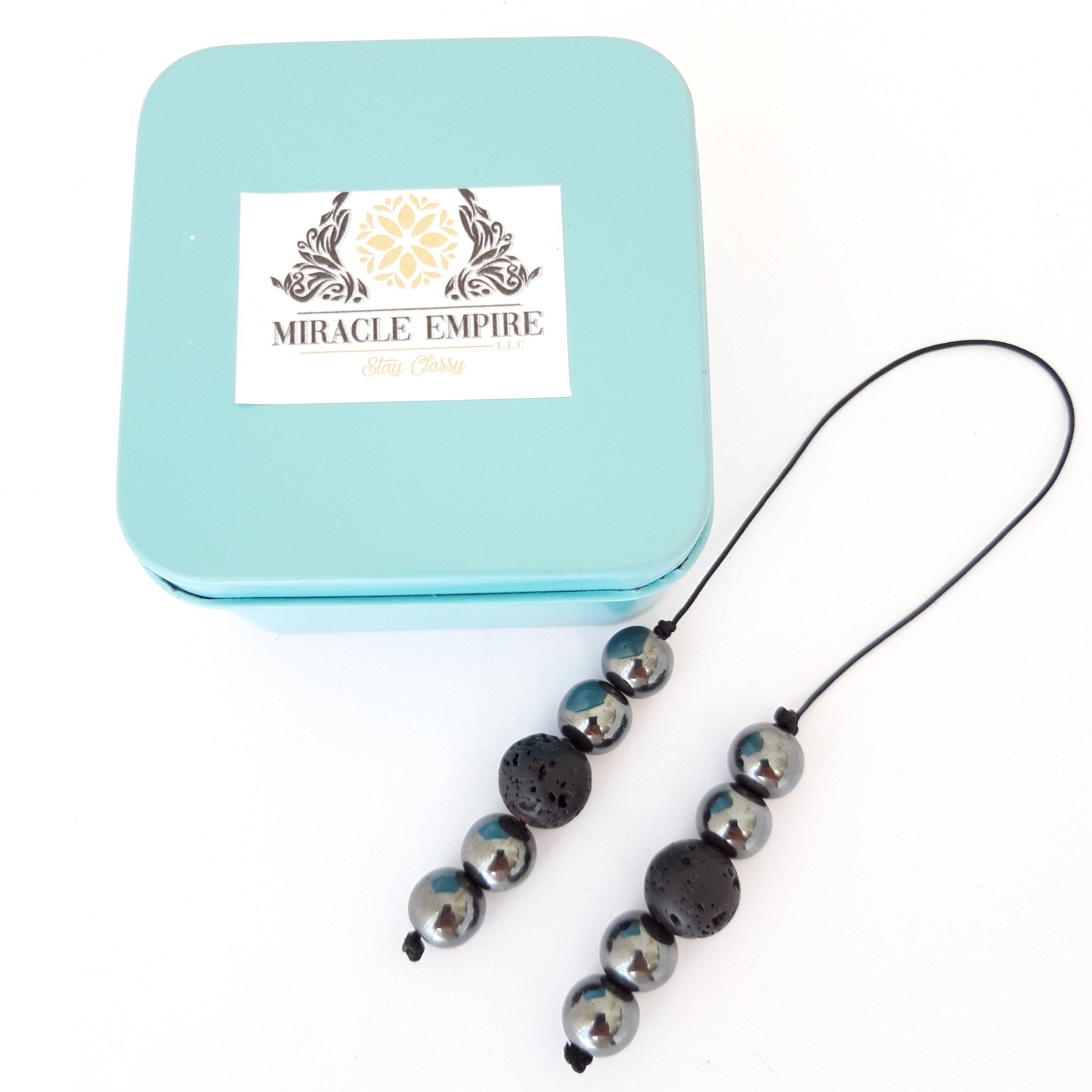 Worry Beads, Komboloi, Anti Stress Anxiety Release, Relaxation Smart Bracelet Healing Natural Stone Stripe - Image 12