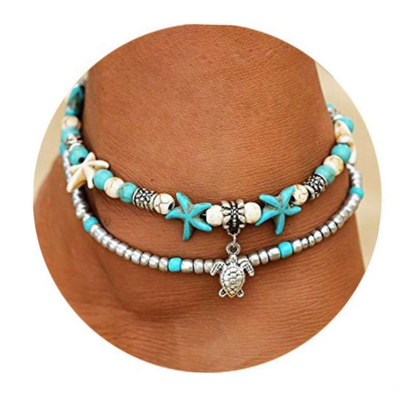 Starfish and Turtle Anklet for Ladies, Sexy, Playful and Chic - Image 3