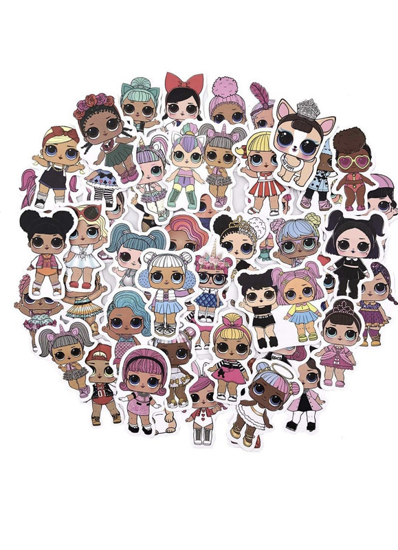 Girls stickers gift surprise share friends school birthday party - Image 3