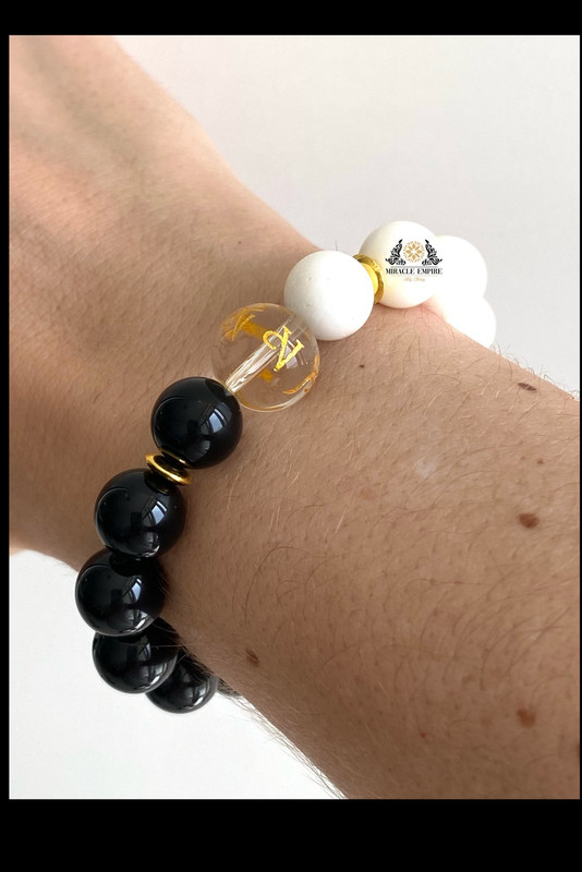 Yin Yang Bracelet Handcrafted Feng Shui Keep Balance Luck Positive Thoughts Inspiration - Image 3