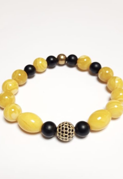 Amber Onyx Black Zircons circonia