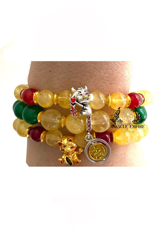 Ox Fortune Cat And Money Coin Bracelets Powerful Attraction Of Wealth Luck Love Abundance Prosperity - Image 3