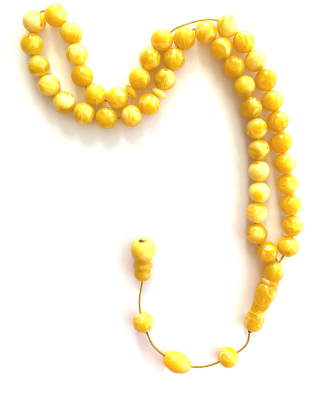 Prayer Beads Muslim Islam Poland Amber Sand. Natural Amber Smell. - Image 2