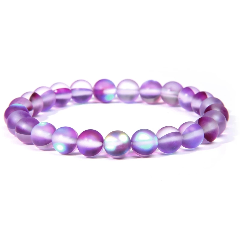 Purple northern lights bracelet