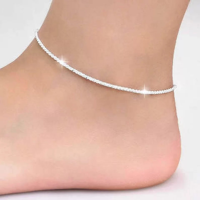 Anklet 925 silver twisted - Image 3