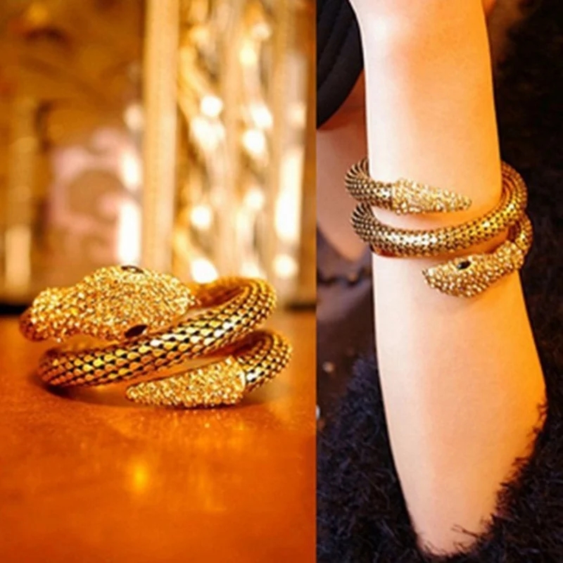Bangle Bracelet for woman snake shape - Image 4