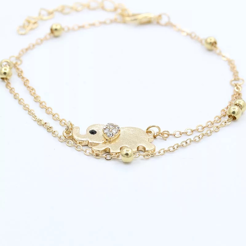 Adorable baby elephant yellow color alloy - Image 2