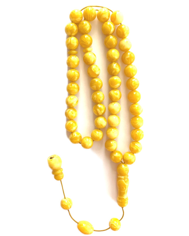 Prayer Beads Muslim Islam Poland Amber Sand. Natural Amber Smell. - Image 3