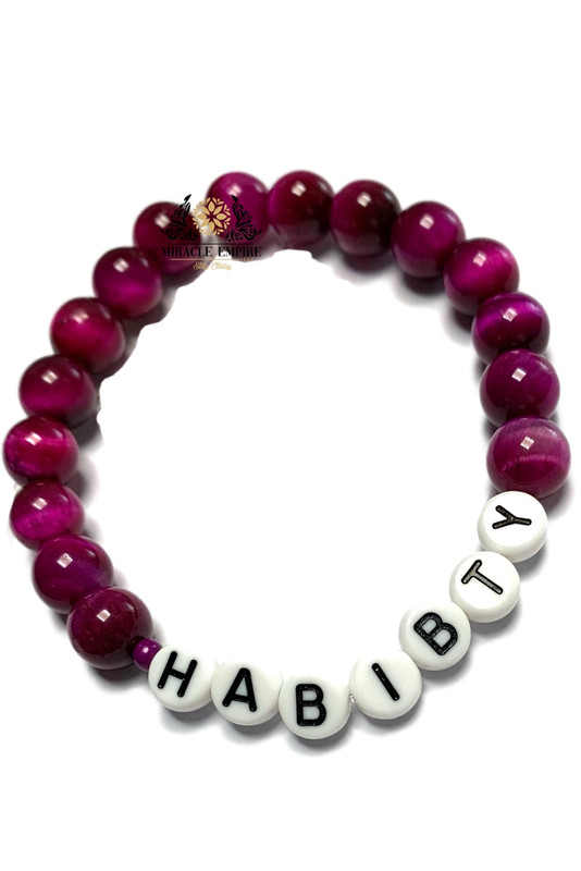 HABIBTY Woman Bracelet Men Unisex Natural Fussia Tiger Eye - Image 2