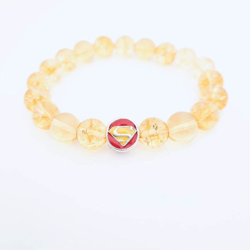 Super woman wonderwoman citrine 8mm