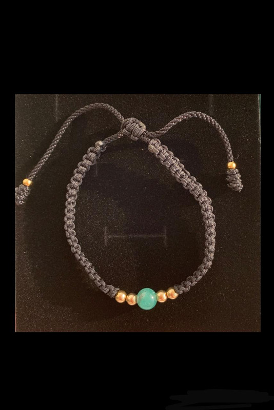 Emerald Emeralds Green Gift THE ONE JEWEL Handmade bracelet with antique solitaire beads natural Colombian Emerald 18k gold plated beads - Image 2