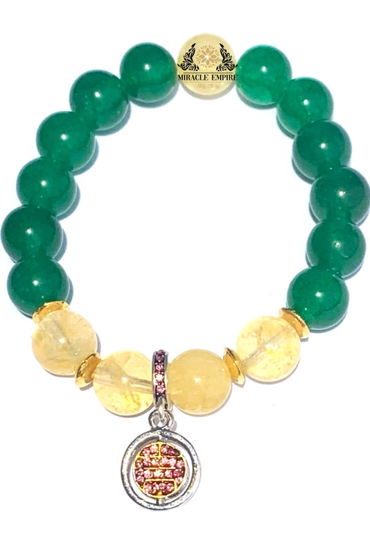 Money Coin Citrine And Jades Bracelet Powerful Feng Shui For Attraction Of Wealth Money Prosperity - Image 4