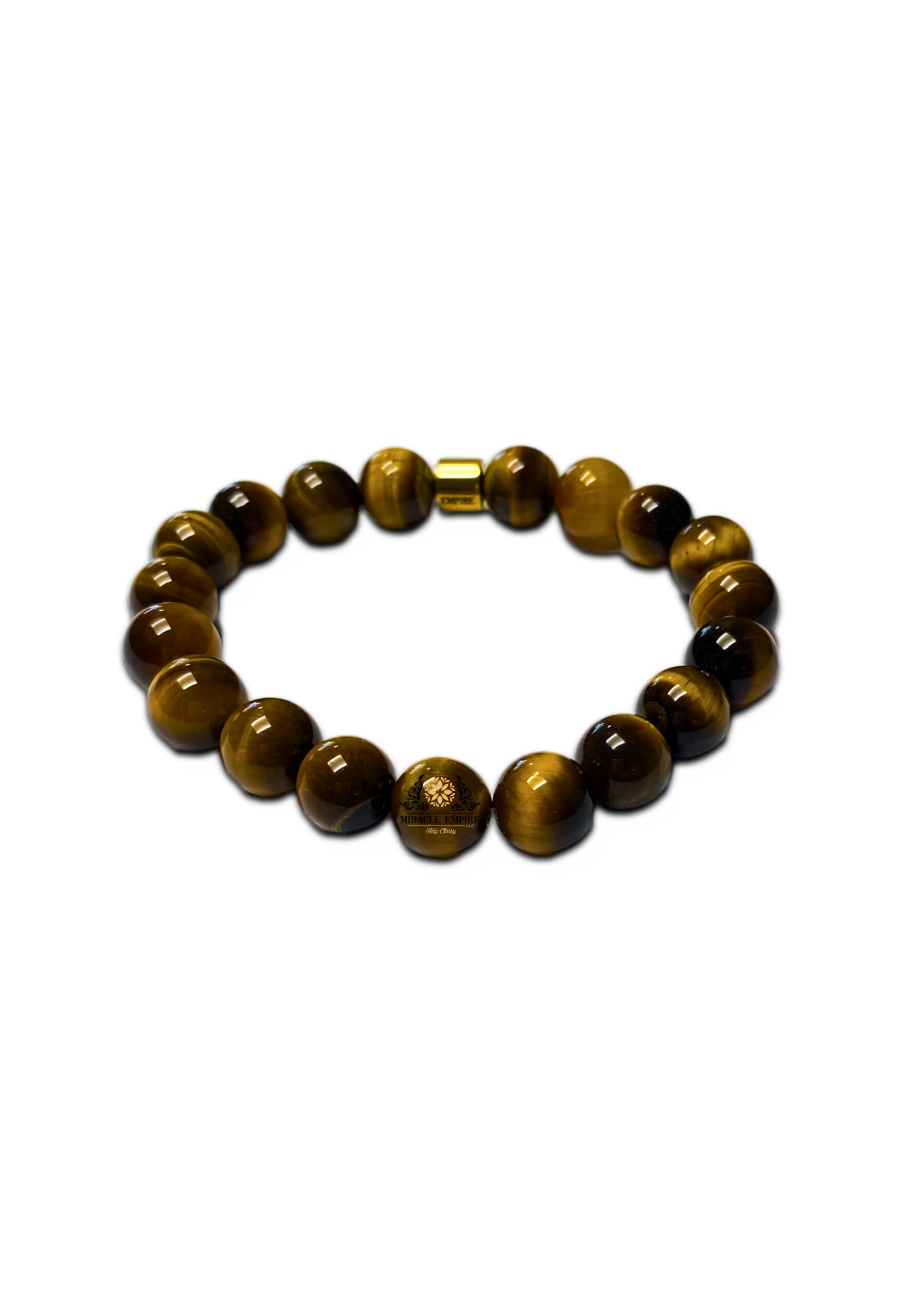 Man Bracelet 10mm Natural Genuine Tiger Eye ability to manifest desires and goals Men Bracelets